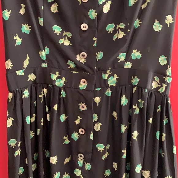 Vintage Boho Cottage Core Maxi Dress French - Picture 4 of 10